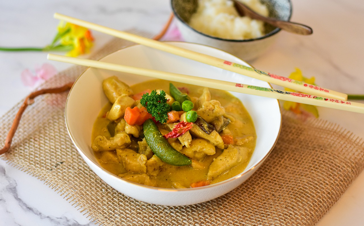 Chicken Curry Vegetables Thai Curry  - RitaE / Pixabay